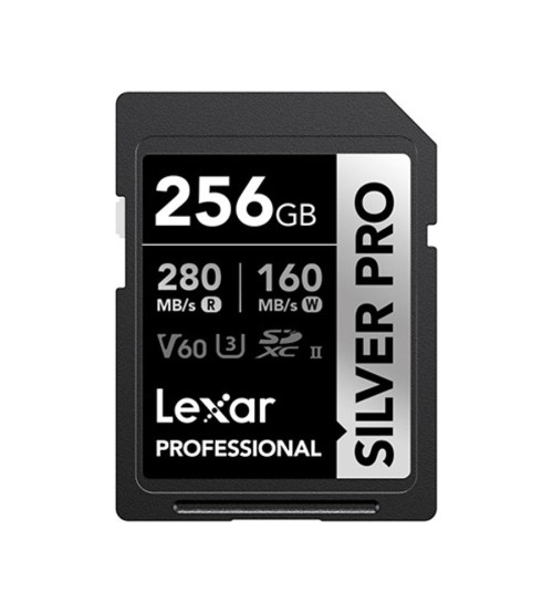 LEXAR SDcard 256GB Silver PRO SDXC UHS-II 256GB W 160MB/s R 280MB/s LSDSIPR256G-BNNNG LEXAR SDcard 256GB Silver PRO SDXC UHS-II 256GB W 160MB/s R 280MB/s LSDSIPR256G-BNNNG